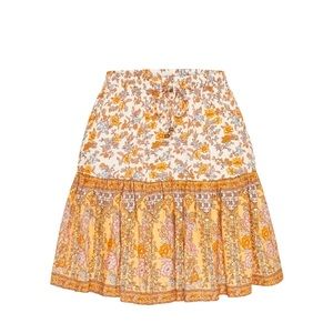 Arnhem Honey Mini Skirt- 12 AUS- Coconut Cream